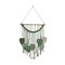 Macrame Wall Hanging Boho Leaf Woven Tapestry Cotton Tassels Wall Art Decor